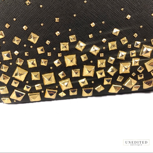 NWT - Selma Stud Leather Crossbody Shoulder Bag - Picture 7 of 8